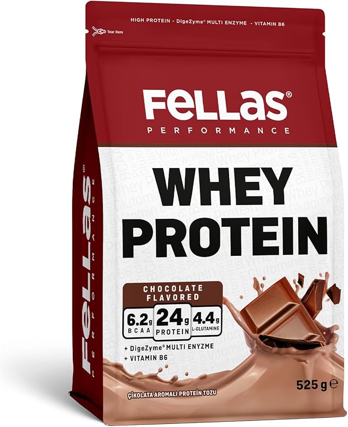 Fellas Performance Çikolata Aromalı Whey Protein 525g