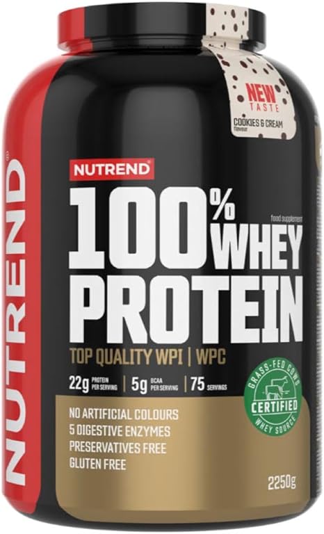 NUTREND Whey Protein - Cookies & Cream, 2250 Gr