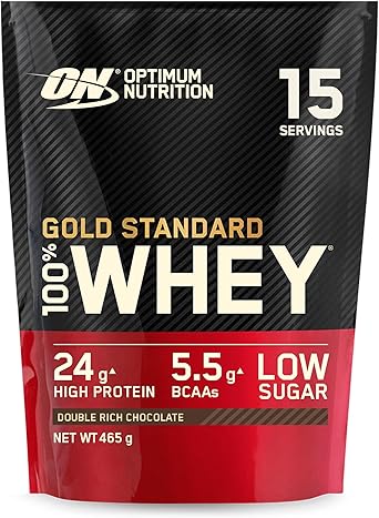 Optimum Nutrition 100% Whey Gs Chocolate Bag, 465 Gr