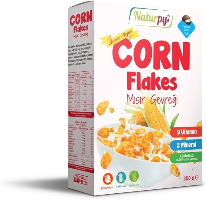 Naturpy Glutensiz Mısır Gevreği Corn Flakes