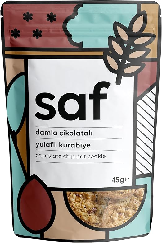 Saf Damla Çikolatalı Yulaflı Kurabiye 45 g