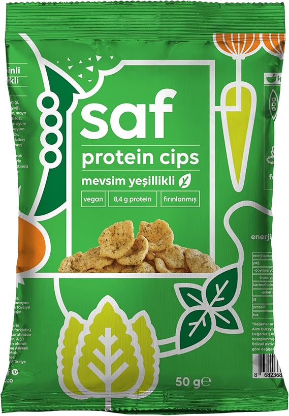 Saf Nutrition Mevsim Yeşillikli Protein Cips 50 g