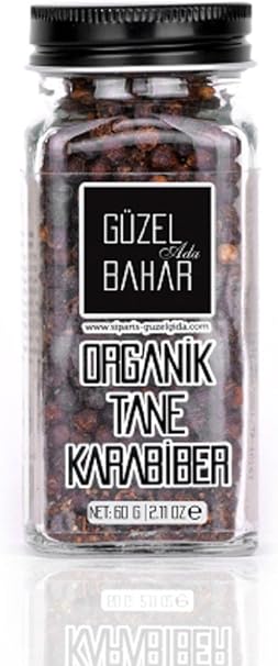 Güzel Ada Bahar Organik Tane Karabiber 60 g