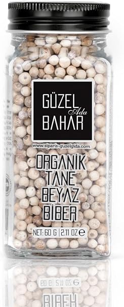 Güzel Ada Bahar Organik Tane Beyazbiber 60 g