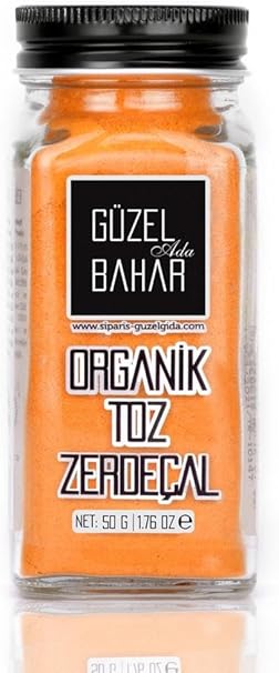 Güzel Ada Bahar Organik Toz Zerdeçal 50 g