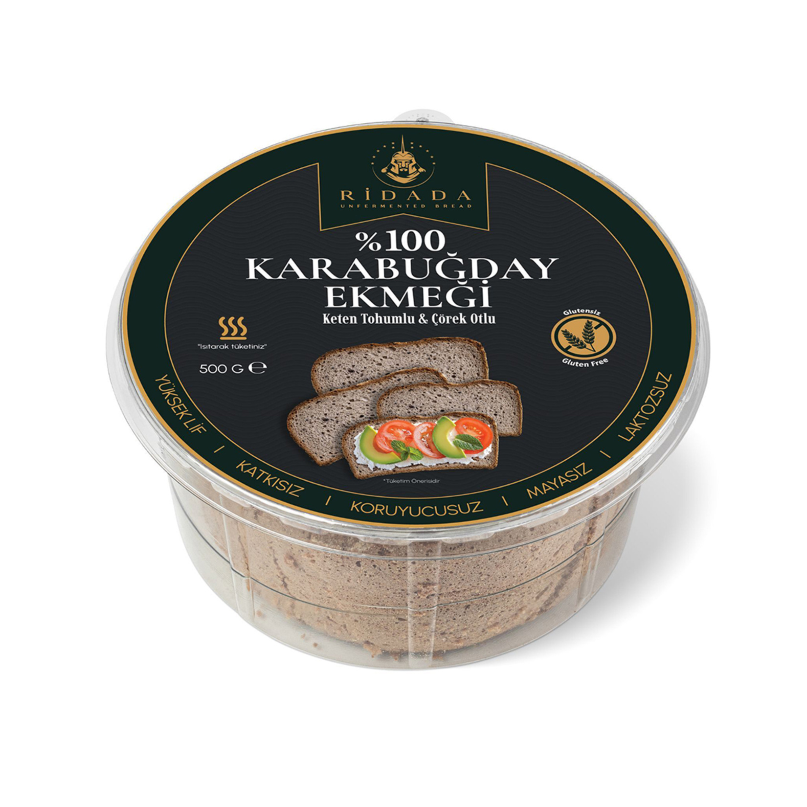 Ridada Glutensiz Karabuğday Ekmeği 500 G
