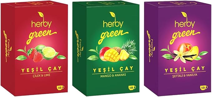 Herby Yeşil Çay Deneme Paketi X 3 Adet