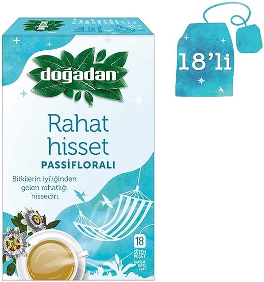 Doğadan Passifloralı Rahat Hisset Karışık Bitki Çayı 18 Süzen Poşet