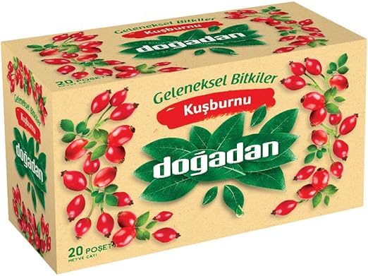 Doğadan Kuşburnu Bitkisel Çay - 20 Poşet Çay
