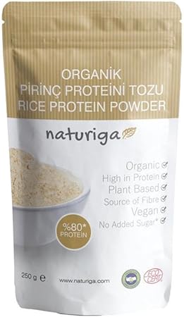 Naturiga Organik Pirinç Proteini Tozu 250 gr