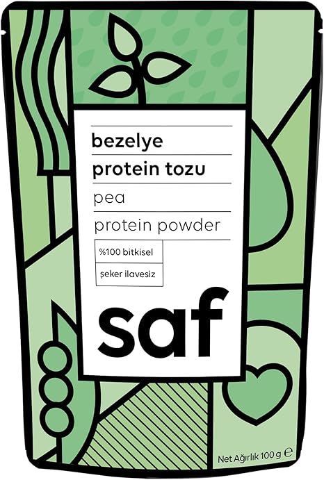 Saf Bezelye Proteini Tozu 100 Gr