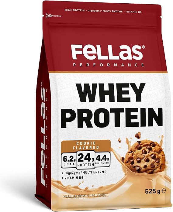 Fellas Performance Kurabiye Aromalı Whey Protein 525g
