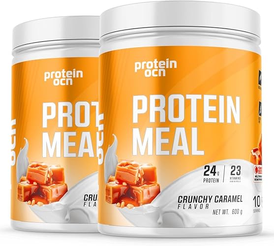 Proteinocean Protein Meal | Proteinli Öğün Tozu - Crunchy Caramel - 600G X 2 Adet