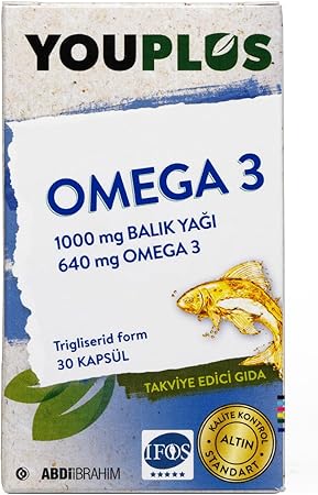 Youplus Omega 3 Balık Yağı 30 Kapsül