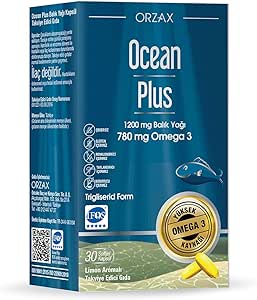 Ocean Plus 1200 Mg 30 Kapsül Konsantre Balık Yağı