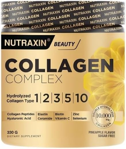 Nutraxin Collagen Complex Powder | 5 Tip Kolajen (Tip I, II, III, V, X)