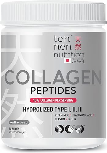 Tennen Nutrition Tip 1, Tip 2 ve Tip 3 Saf Hidrolize Kolajen, Pure Collagen