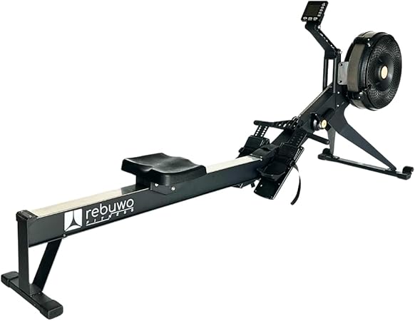 Rebuwo Fitness Hava Dirençli & Mekanik Dirençli Kondisyon Küreği Kürek Ergometresi Kürek Çekme Aleti