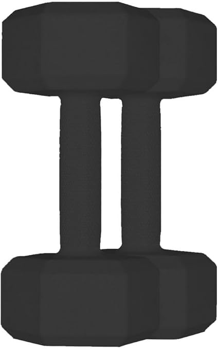 5 Kg x 2 Adet Siyah Plastik Dambıl Ağırlık Seti - Evde Egzersiz için İdeal