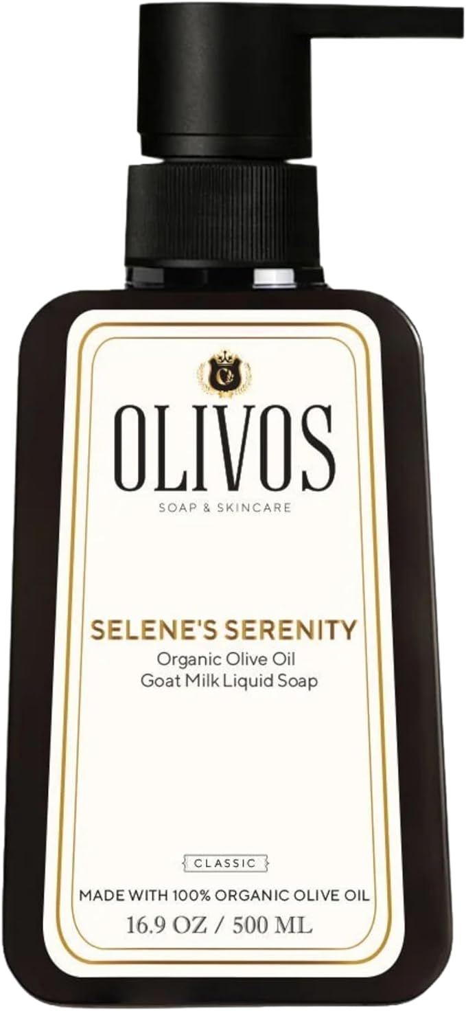 Olivos Keçi Sütlü Zeytinyağlı Sıvı Sabun - Hassas Ciltler İçin Doğal Nemlendirme ve Besleyici Bakım, 500m
